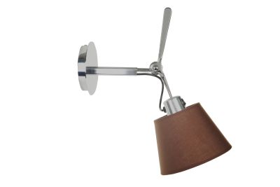    - Tolomeo Parete 18cm brown/chrome