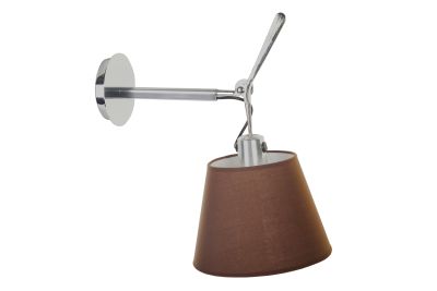    - Tolomeo Parete diffusore 24cm brown/chrome