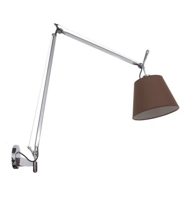   - Tolomeo Parete basculante 18cm brown/chrome