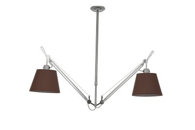     Tolomeo Suspension Basculante 24cm brown/chrome