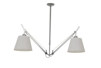     Tolomeo Suspension Basculante 36cm white/chrome