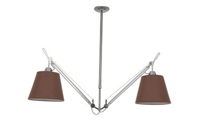     Tolomeo Suspension Basculante 36cm brown/chrome