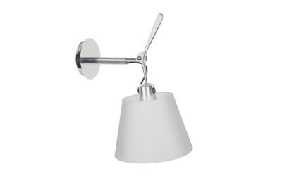    - Tolomeo Parete 18cm white/chrome