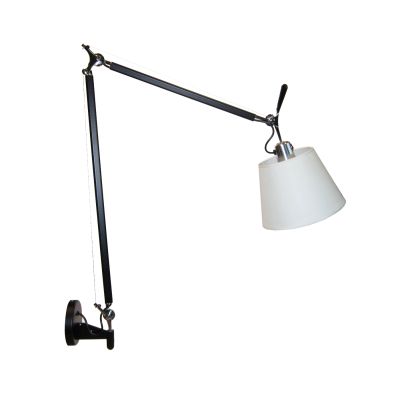   - Tolomeo Parete basculante 18cm white/black matte