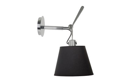    - Tolomeo Parete 18cm black/chrome