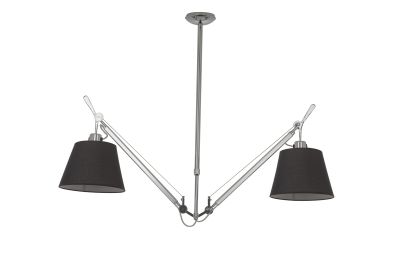     Tolomeo Suspension Basculante 24cm black/chrome